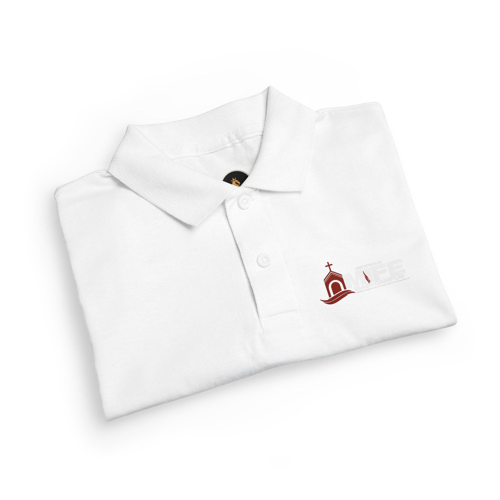 Youth Polo — Colorful 'MKE' Milwaukee Skyline Embroidered Polo