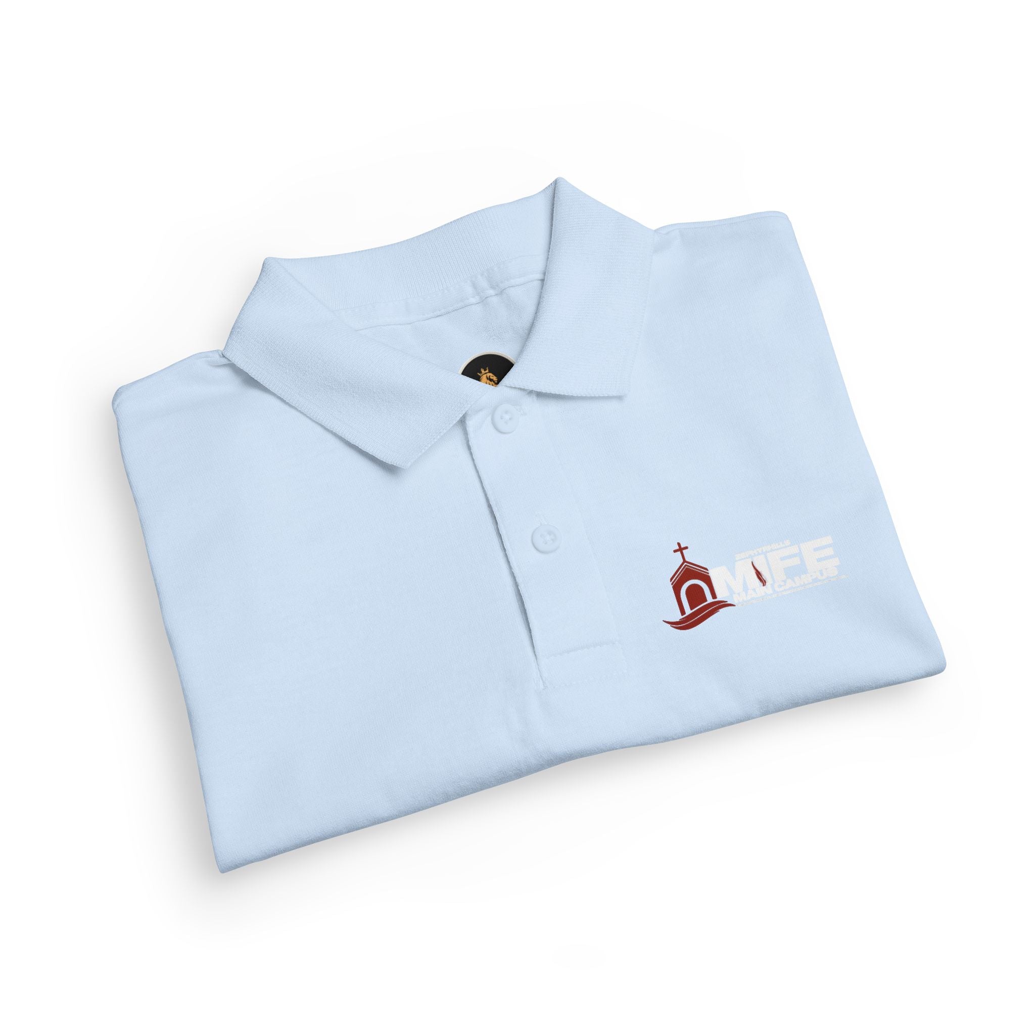 Youth Polo — Colorful 'MKE' Milwaukee Skyline Embroidered Polo