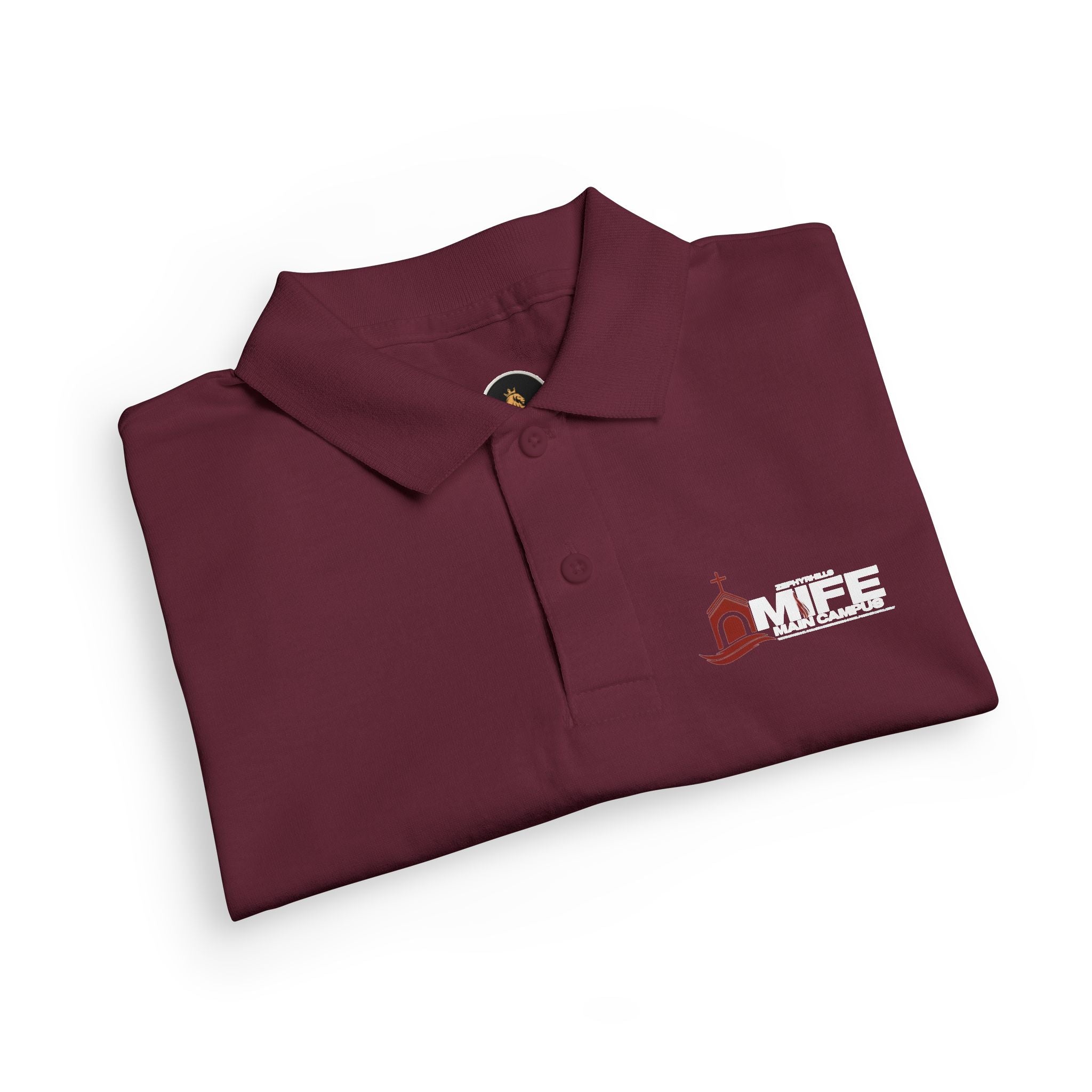 Youth Polo — Colorful 'MKE' Milwaukee Skyline Embroidered Polo