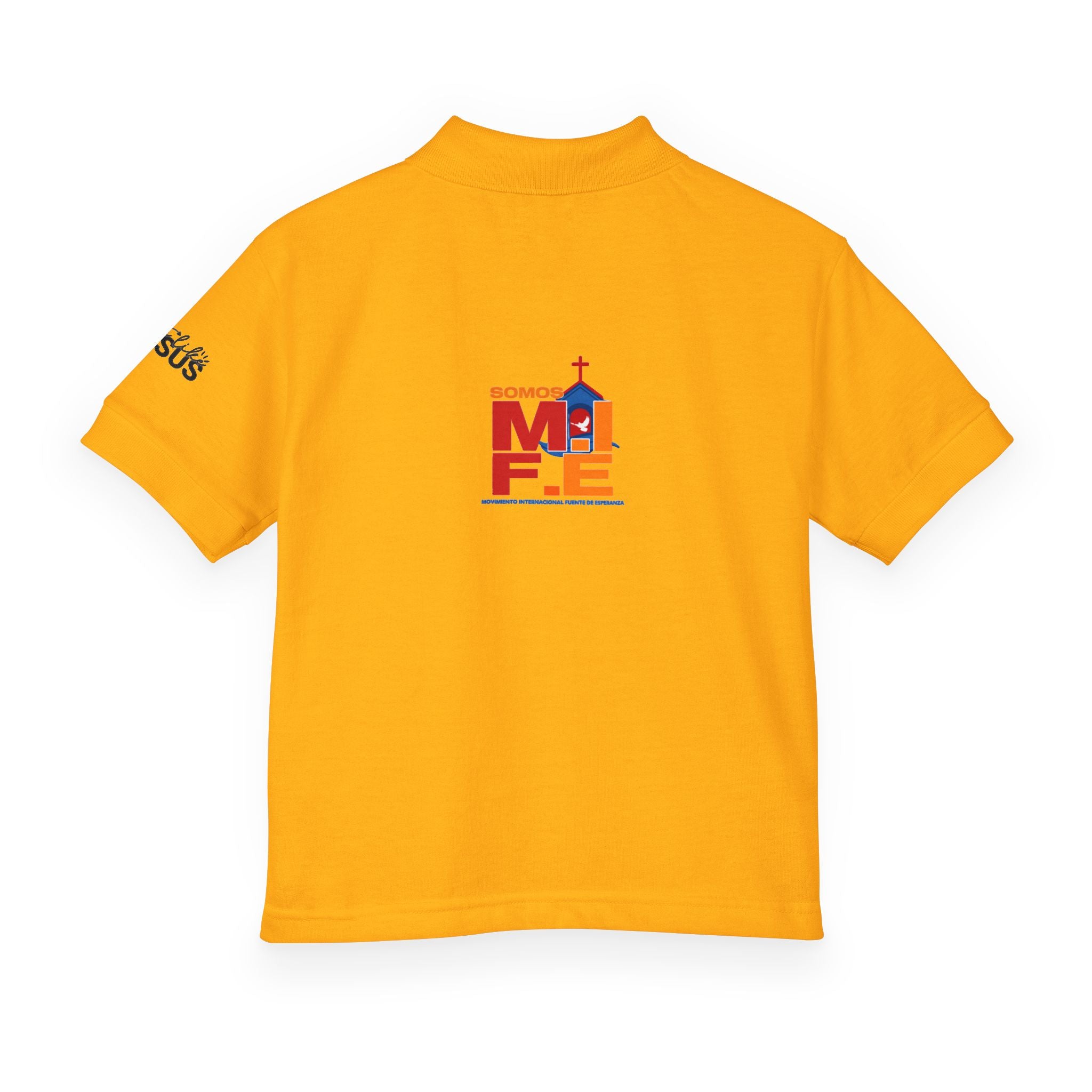 Youth Polo — Colorful 'MKE' Milwaukee Skyline Embroidered Polo