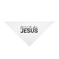 Pet Bandana — "Love Life's Jesus" Christian Dog Bandana, Faith Pet Accessory for Church, Easter & Daily Wear
