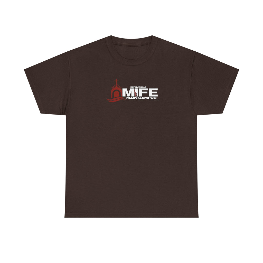 Somos MiFE Church Campus T-Shirt — Faith Community Tee