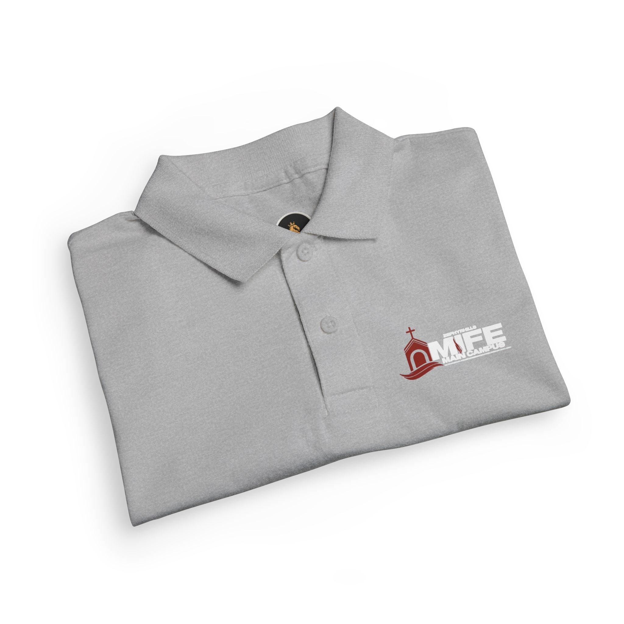 Youth Polo — Colorful 'MKE' Milwaukee Skyline Embroidered Polo
