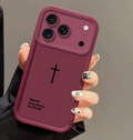 Funda para Teléfono: Funda Bíblica de Cruz para iPhone 17